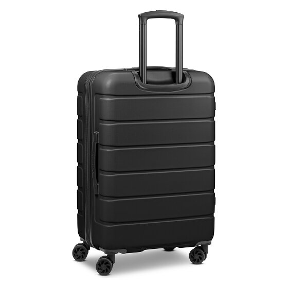 Saxoline Miami 4 roulettes Trolley M 65 cm avec soufflet d'extension