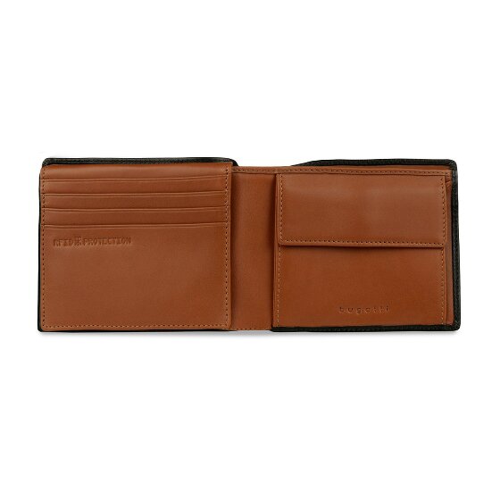bugatti Roccia Porte-monnaie Protection RFID Cuir 11.5 cm