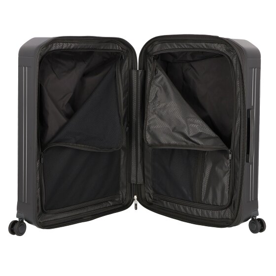 Piquadro PQ Light 4 roulettes Trolley 69 cm avec soufflet d'extension