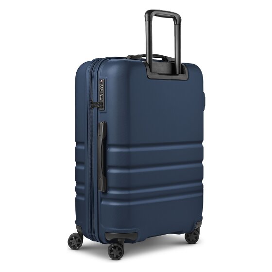 Redolz Pro ABS Medium+ 4 roues Valise cabine 65 cm avec soufflet d'extension