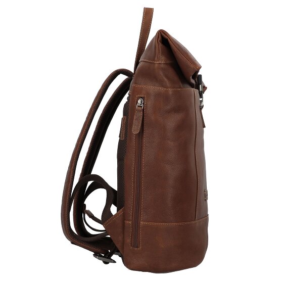 Jack Kinsky Porto Daypack Cuir 43 cm Compartiment pour ordinateur portable