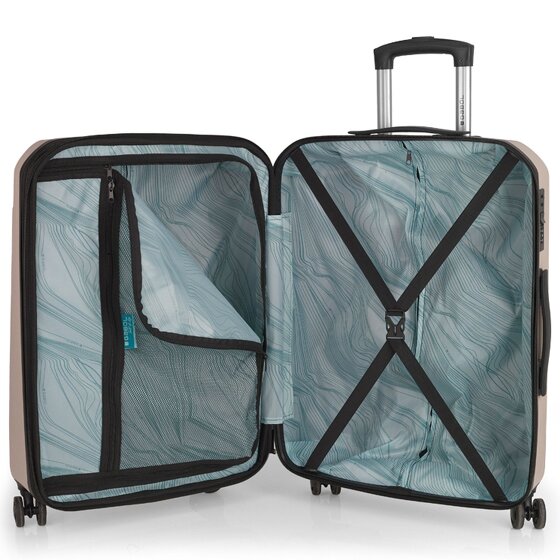 Gabol Mercury 4 roulettes Trolley M 66 cm avec soufflet d'extension