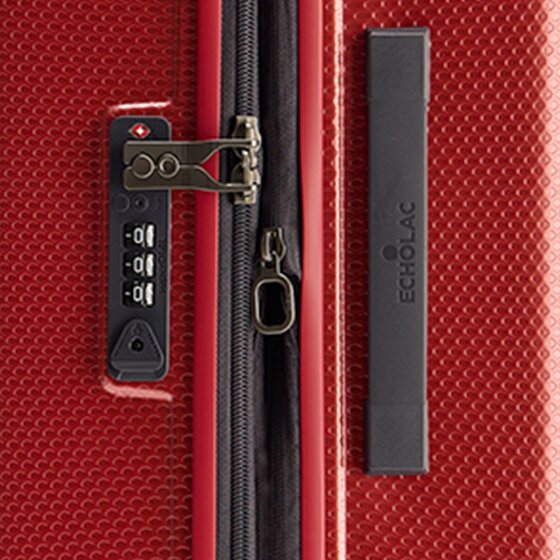 Echolac Logic Pro 4 roulettes Set de valises 3 pièces avec soufflet d'extension