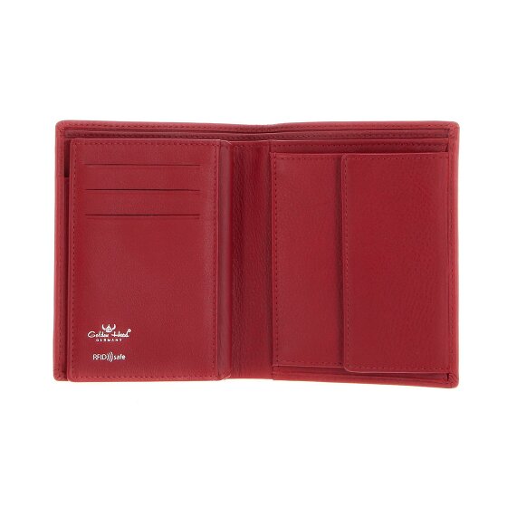 Golden Head Dublin Porte-monnaie Protection RFID Cuir véritable 13 cm