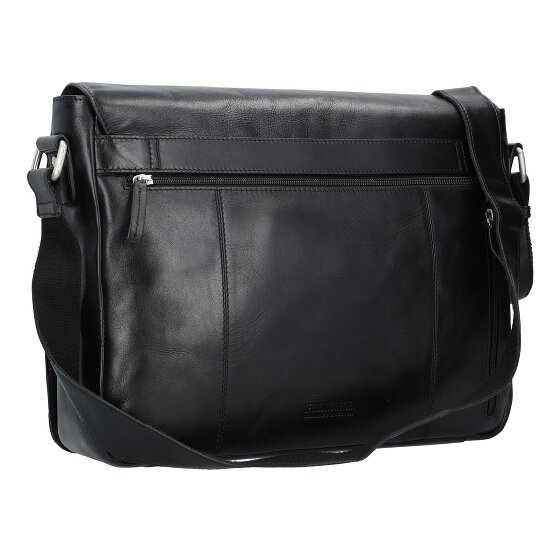 Leonhard Heyden Cambridge Messenger en cuir, 38 cm, compartiment pour ordinateur portable