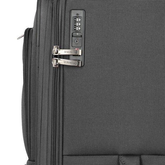 Travelite Cubis 4 roues Valise cabine L 83 cm avec soufflet d'extension