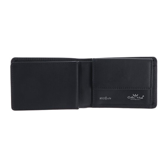 Golden Head Polo Porte-monnaie Protection RFID Cuir véritable 10 cm