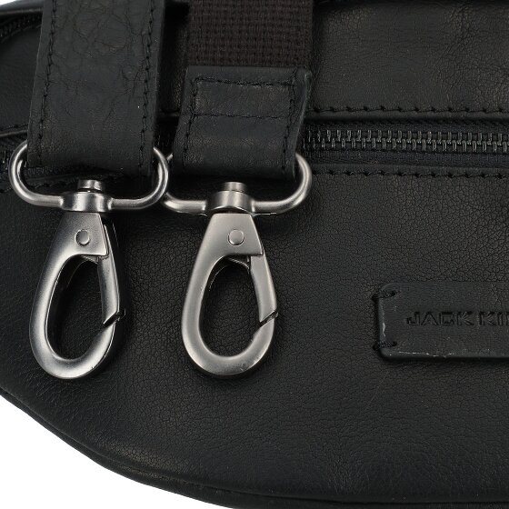 Jack Kinsky Porto Sac banane Cuir véritable 30 cm