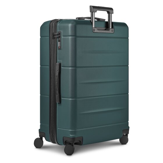 Police London 4 roues Valise cabine 74 cm avec soufflet d'extension
