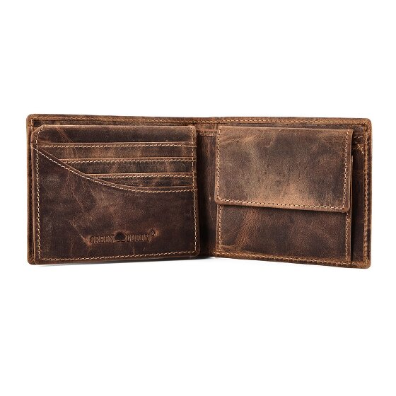 Greenburry Huntsman Porte-monnaie Protection RFID Cuir 12.5 cm