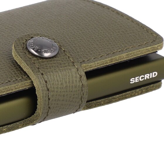 Secrid Miniwallet Étui pour cartes de crédit Protection RFID Cuir véritable 6.5 cm