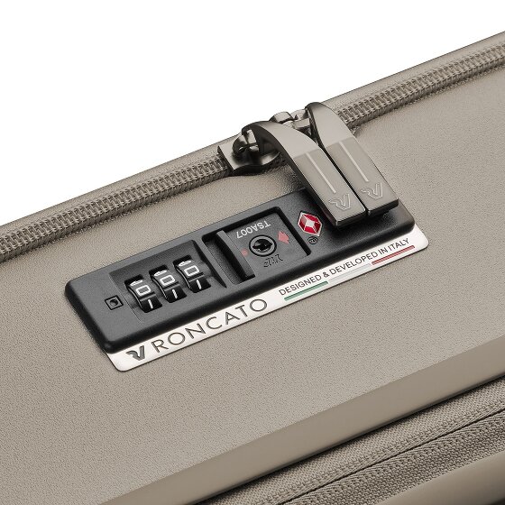 Roncato Florence 4 roulettes Set de valises 3 pièces avec soufflet d'extension