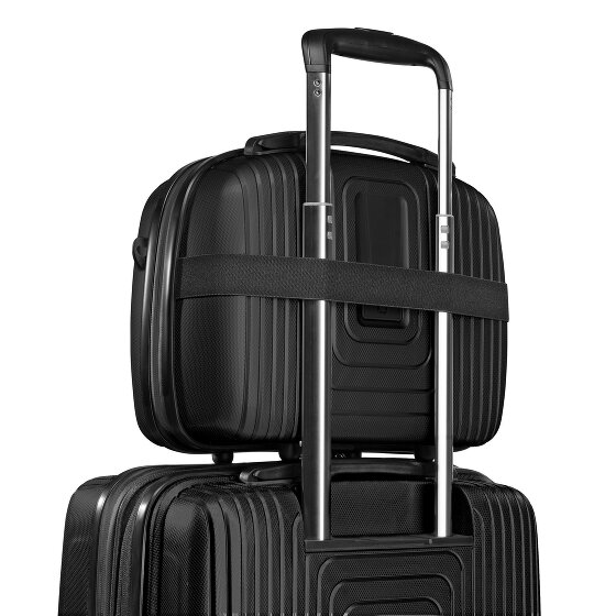 Redolz Essentials14 Set de valises à 4 roulettes Beautycase 4pcs avec soufflet extensible Laptopfach