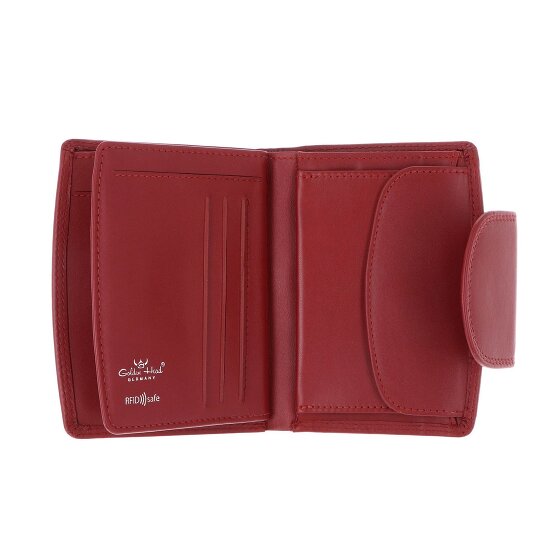 Golden Head Polo Porte-monnaie Protection RFID Cuir véritable 12.5 cm