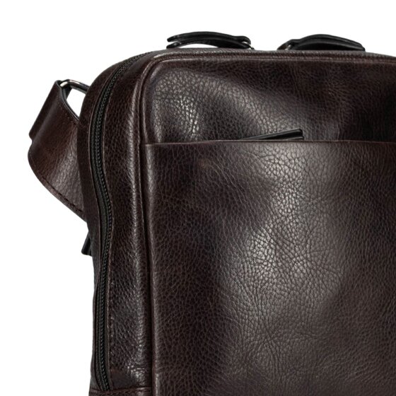 Jost London Mini sac à bandoulière XS Cuir véritable 18 cm
