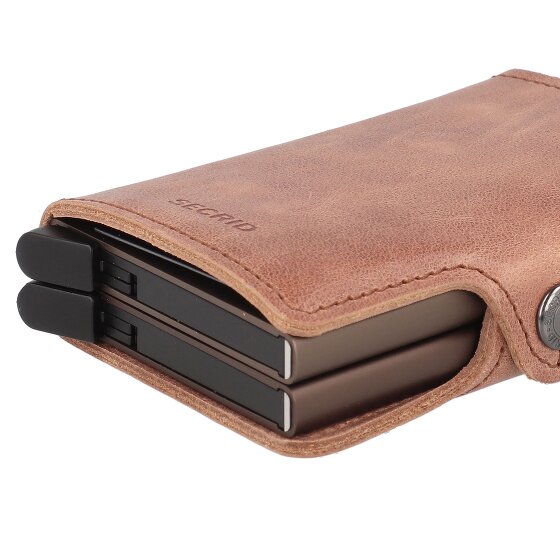 Secrid Twinwallet Vintage Porte-cartes de crédit RFID en cuir 6,5 cm