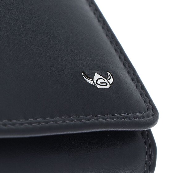 Golden Head Polo Porte-monnaie Protection RFID Cuir véritable 10 cm