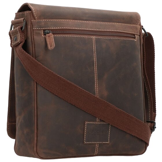 Jack Kinsky Baltimore 4 sac à bandoulière en cuir 28 cm