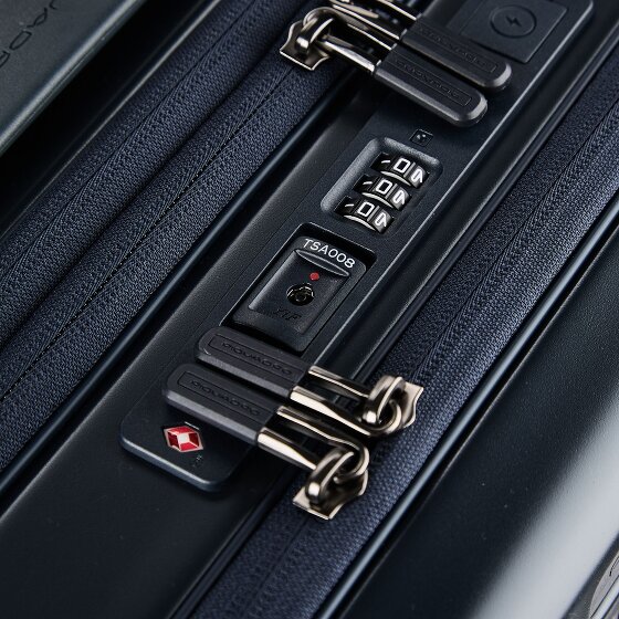 Piquadro PQ-Light 4 roues Valise cabine S 56 cm Compartiment ordinateur avec soufflet d'extension