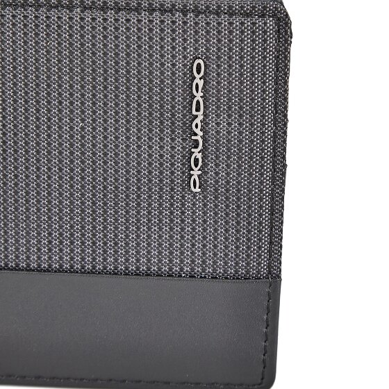 Piquadro Sync Porte-monnaie Protection RFID Cuir véritable 11 cm