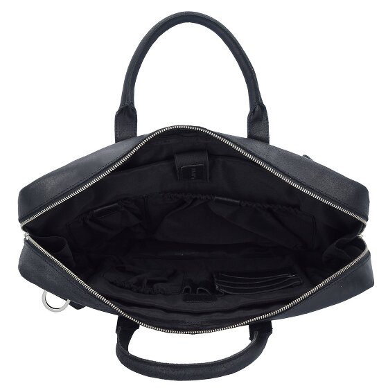 Plevier Vintage London Porte-documents Protection RFID Cuir 41 cm Compartiment pour ordinateur portable