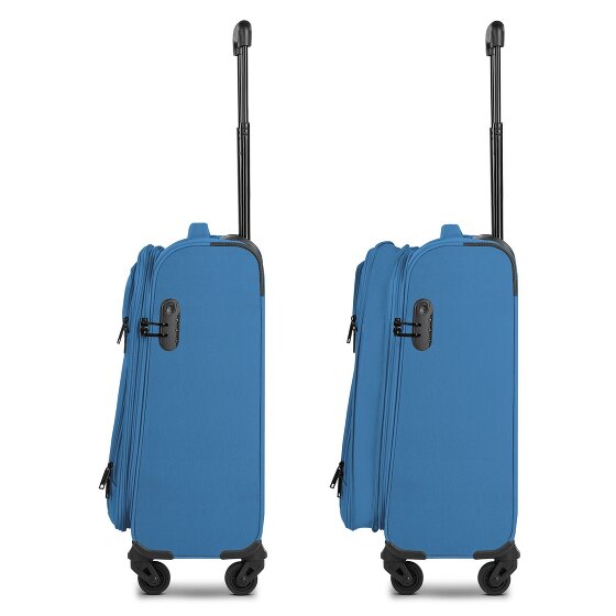 Smartbox Edition 04 4 roulettes Trolley de cabine 55 cm avec soufflet d'extension