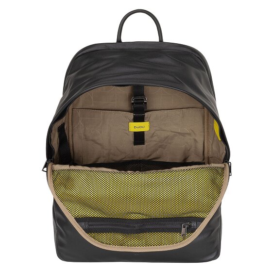 DuDu New York Daypack Cuir véritable 41 cm Compartiment ordinateur