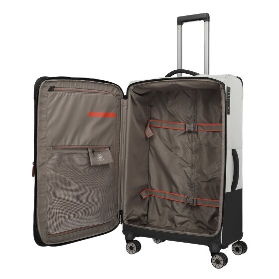 Travelite Crosslite 5.0 4 roulettes Trolley L 77 cm avec soufflet d'extension