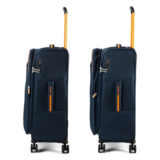 American Tourister Aktivus 4 roues Set de valises 3 pièces avec soufflet d'extension