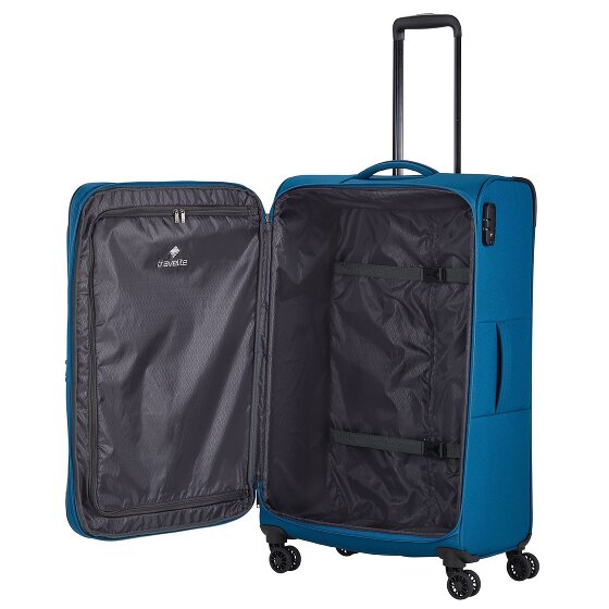 Travelite Chios 4 roulettes Trolley L 78 cm avec soufflet d'extension