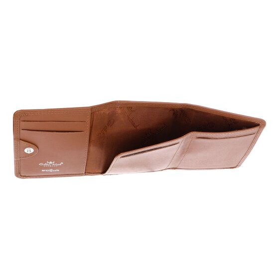Golden Head Polo Porte-monnaie Protection RFID Cuir véritable 10 cm