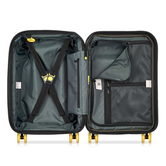 Delsey Paris Rempart 2.0 4 roulettes Trolley de cabine 55 cm avec soufflet d'extension