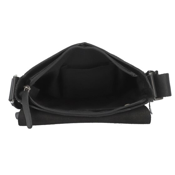 Greenburry Pure Black Sac à bandoulière Cuir 22 cm