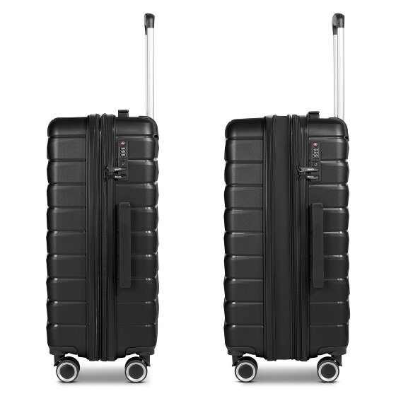 Bench Paris 4 roulettes Set de valises 3 pièces avec soufflet d'extension