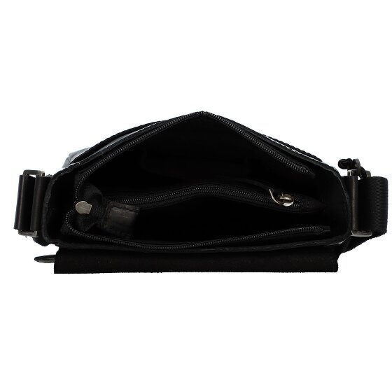 Greenburry Pure Black Sac à bandoulière Cuir 20 cm