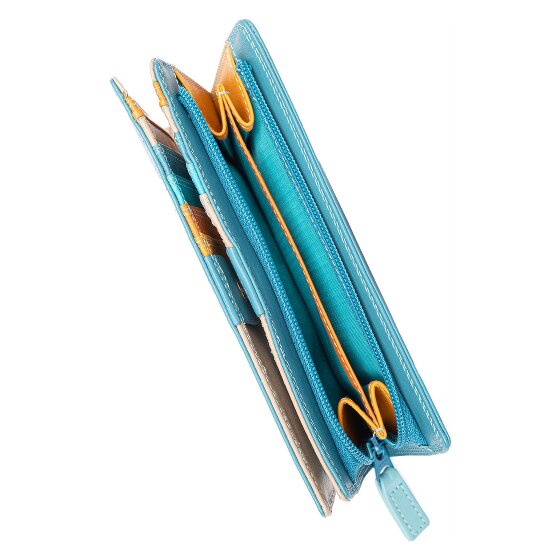 Mywalit Porte-monnaie Protection RFID Cuir véritable 8 cm