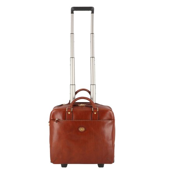 The Bridge Stovia 2 roulettes Trolley pilote Cuir 39 cm Compartiment pour ordinateur portable