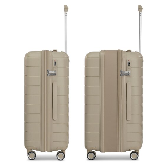 Franky London 4 roulettes Trolley de cabine S 55 cm avec soufflet d'extension