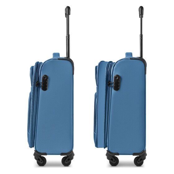 Smartbox Edition 04 4 roues Valise cabine 55 cm avec soufflet d'extension
