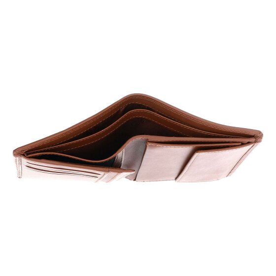 Golden Head Polo Porte-monnaie Protection RFID Cuir véritable 9 cm