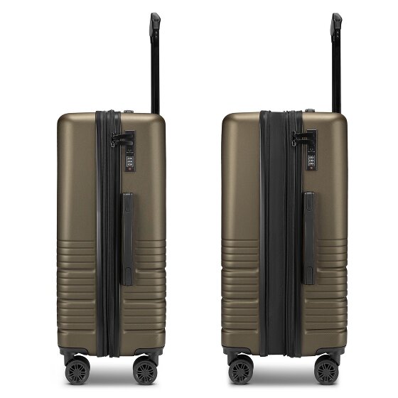 camel active Hanoi 4 roues Valise cabine M 65 cm avec soufflet d'extension