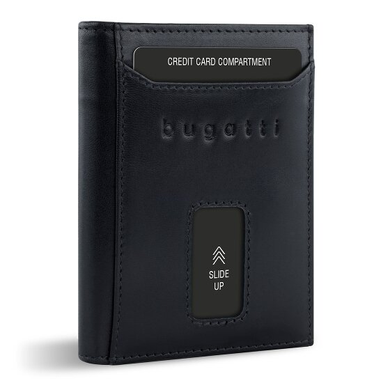 bugatti Secure Slim Porte-monnaie Protection RFID Cuir 8 cm