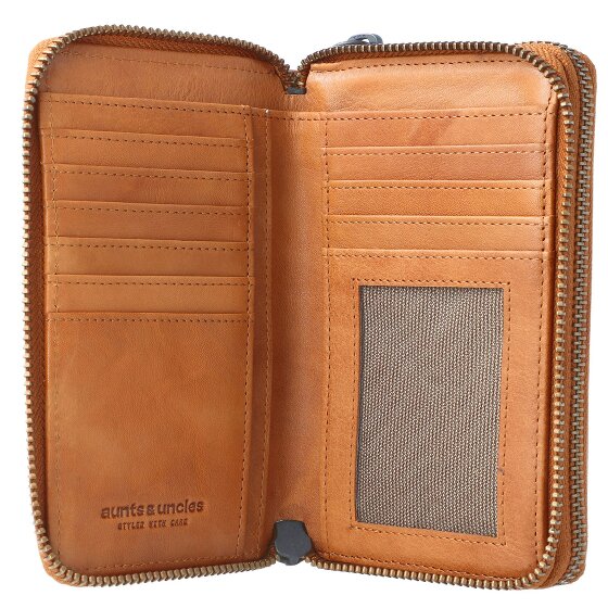 aunts & uncles Grandma's Luxury Club Betty Porte-monnaie RFID en cuir 14 cm