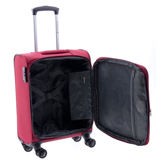 Gladiator 2000 4 roulettes Trolley de cabine 55 cm avec soufflet d'extension