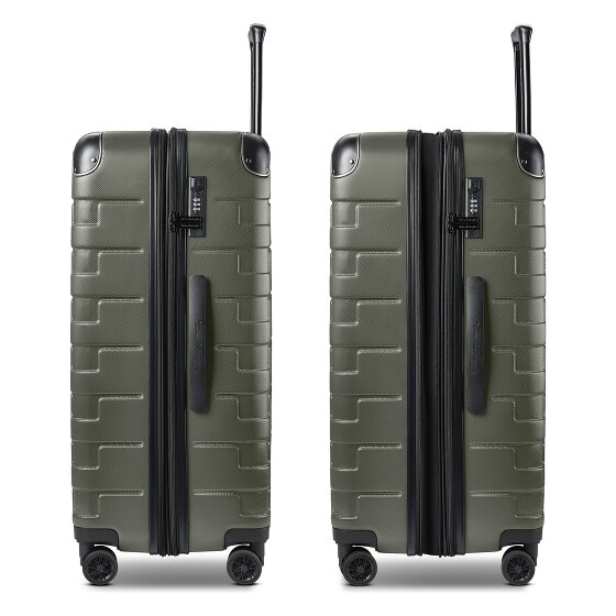 Tonino Lamborghini Milano 4 roues Valise cabine L 72 cm avec soufflet d'extension