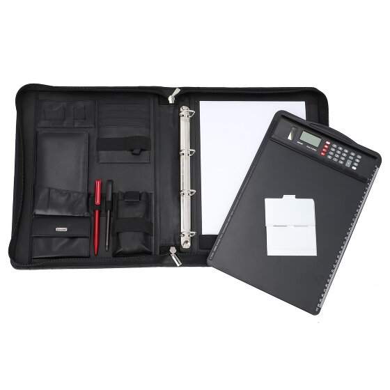 Alassio Porte-bloc Cesena en cuir 36 cm