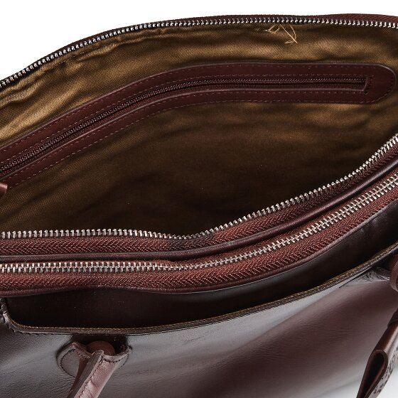 Burkely Ledger Attaché-case Cuir véritable 40 cm Compartiment ordinateur