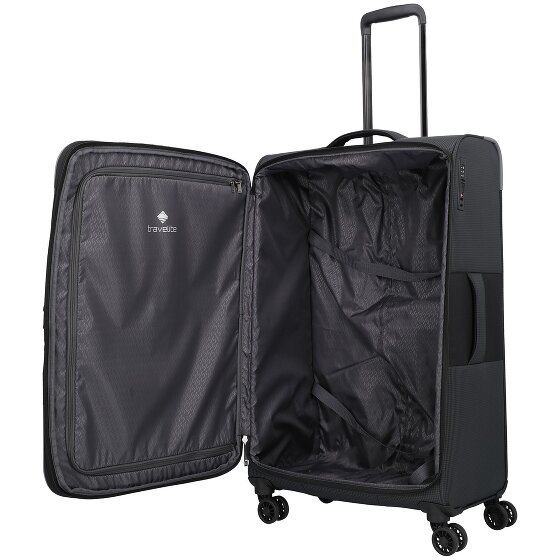 Travelite Corsiica 4 roulettes Trolley L 77 cm avec soufflet d'extension