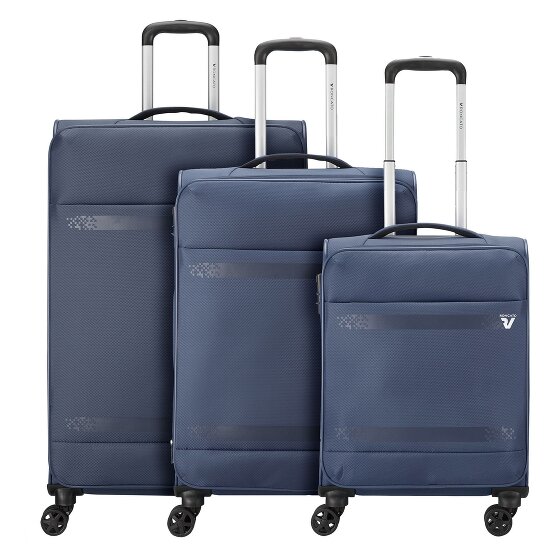 Roncato Jazz 4.0 4 roulettes Set de valises 3 pièces avec soufflet d'extension