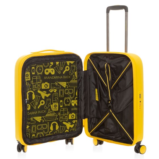 Mandarina Duck Logoduck + 4 roulettes Trolley de cabine S 55 cm